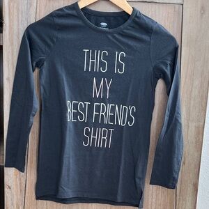 💚BUY 3 for $15💚 💚 Old Navy Greyish Black Long Sleeve Kids Shirt